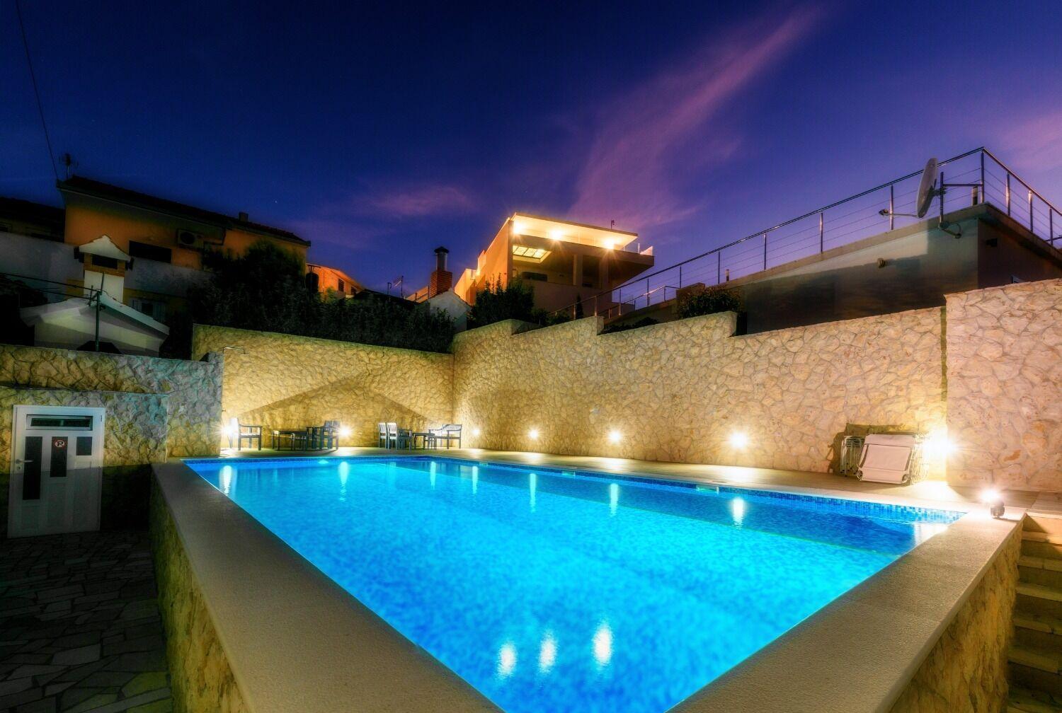 Apartments Bisernica-With Pool Ражань Экстерьер фото